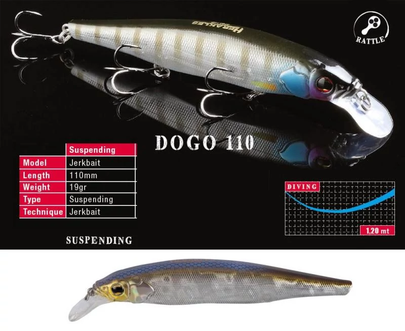 Herakles Dogo 110SP 11cm 19gr Alburno Flash wobbler