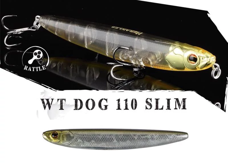 Herakles WT-Dog 110 Slim 11cm 13,5gr Alburno Flash wobbler