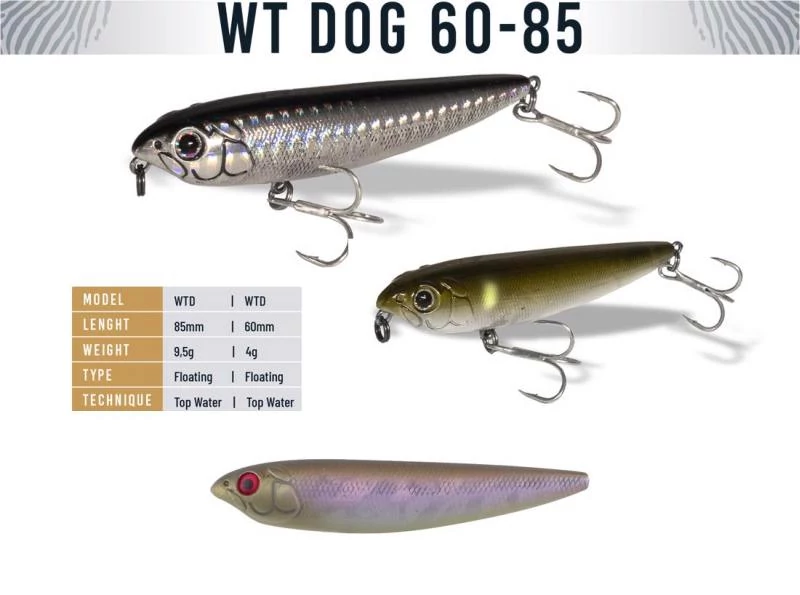 Herakles WT-Dog 60 6cm 4gr Matt Sunny wobbler