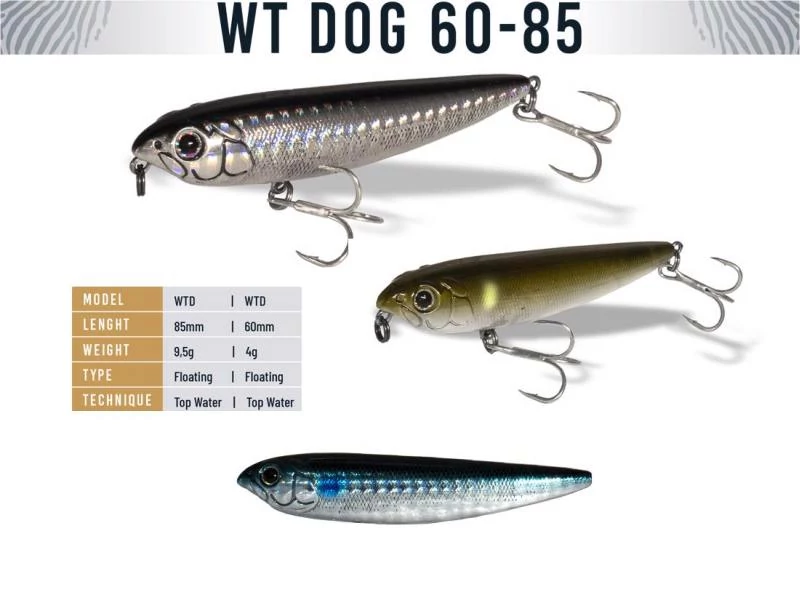 Herakles WT-Dog 60 6cm 4gr Blue Fish wobbler