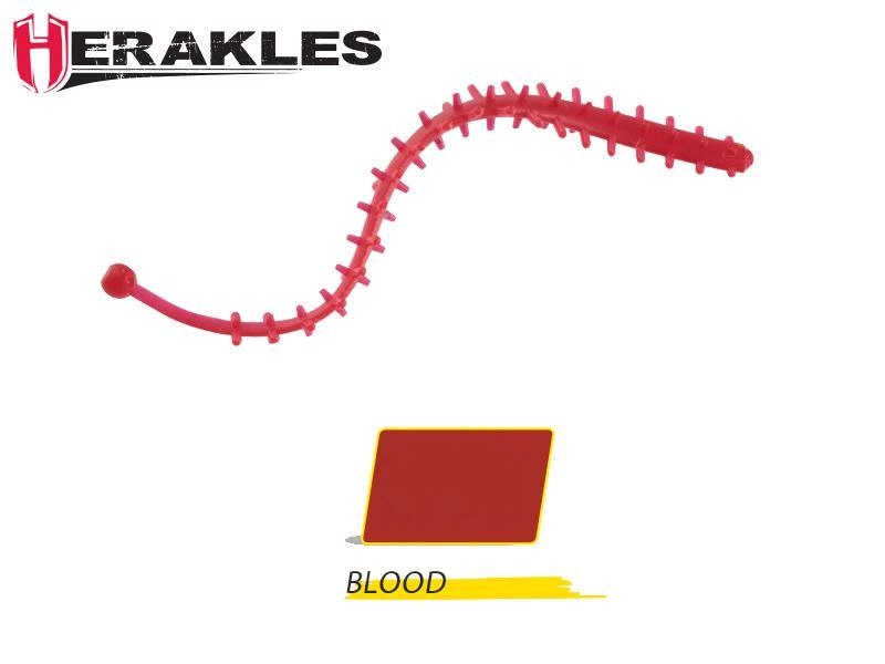 Herakles Tremors Worm 6,8cm Blood lágy műcsali 8 db/csg