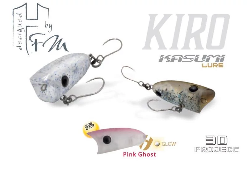 Herakles Popper Area Kiro F 2,7cm 1,8gr Pink Ghost wobbler