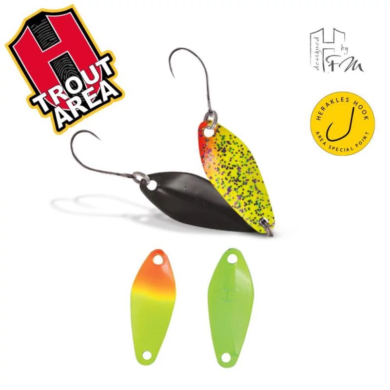 Herakles Area Spoon Losko 2,5gr Chartreuse Orange kanál villantó