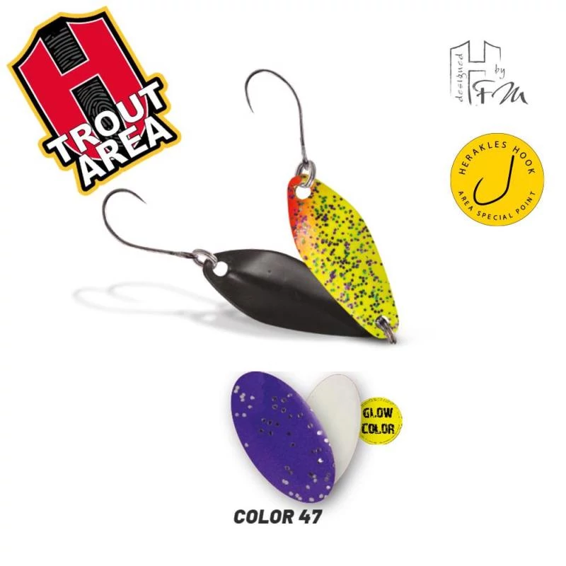 Herakles Area Spoon Losko 2,5gr Viola Glow kanál villantó
