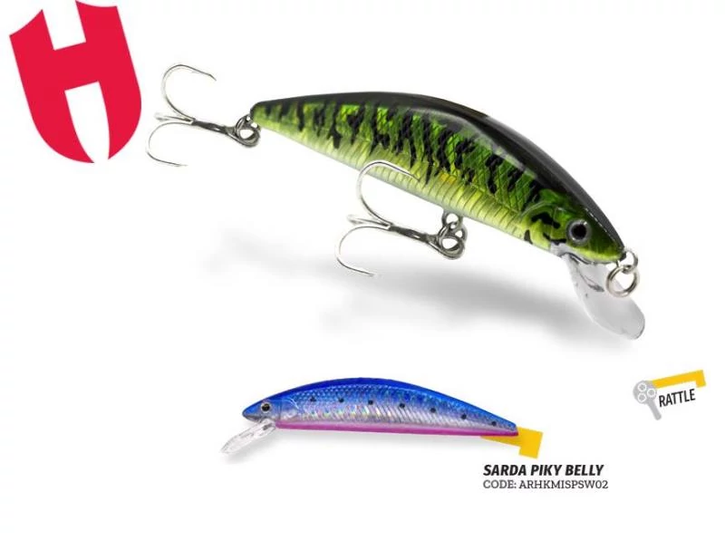 Herakles Mizu 70SP SW 7,0cm 4,8gr Sarda Pink Belly wobbler