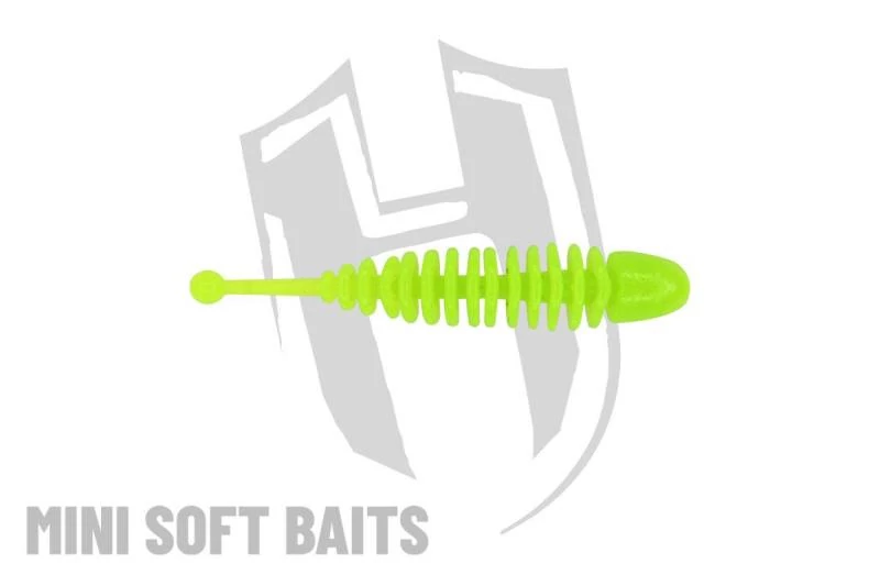 Herakles Ringo 42mm CRAB Chartreuse lágy műcsali 14 db/csg
