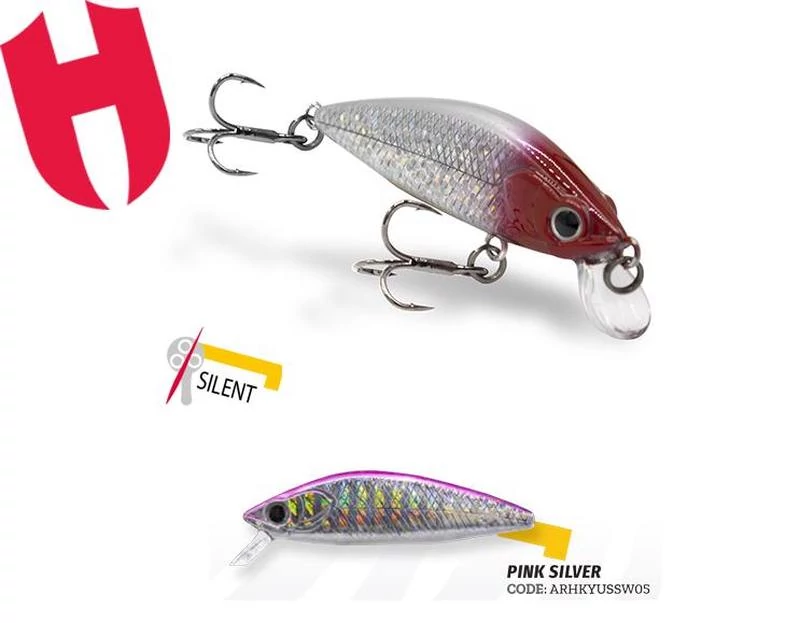 Herakles Yume 50S SW 5cm 4,3gr Pink Silver wobbler