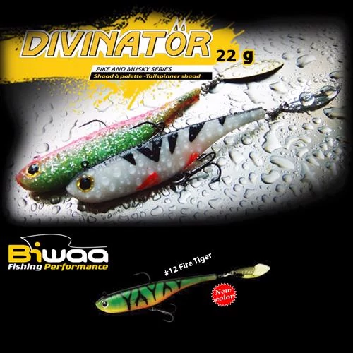 Biwaa Divinator Junior 14cm 22g 12 Fire Tiger spinnertail