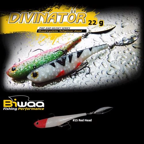 Biwaa Divinator Junior 14cm 22g 15 Red Head spinnertail