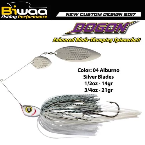 Biwaa Spinnerbait Dogon 1/2oz 14g 04 Alburno-Silver Blades spinnerbait