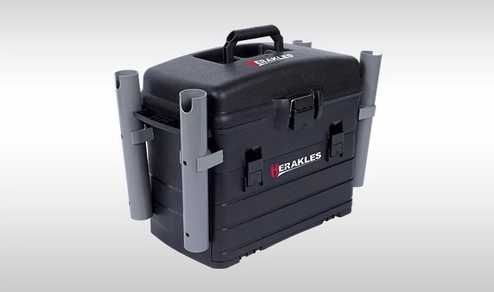 Herakles Area Tackle Box Black 47×24,5×32cm horgászláda