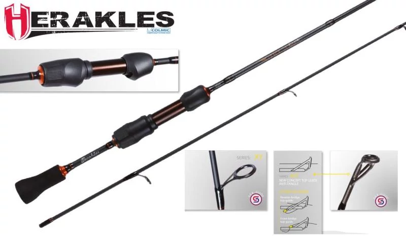 Herakles Area Evok HEV2-183ML 6' 183cm 1,2-3,5gr Medium Light pergető horgászbot