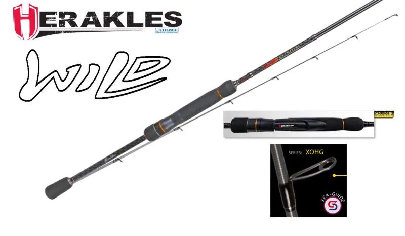 Herakles Wild Elisium HWE2-240MF 8' 240cm 2-10gr Light Medium Fast pergető horgászbot