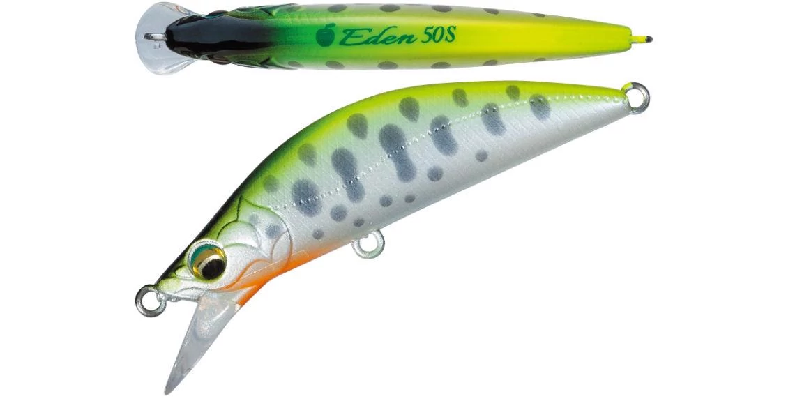 Major Craft Finetail Eden 45S 4.5cm 3.7gr #014 Pearl Chart Yamame wobbler