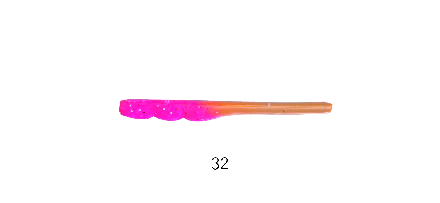 Yarie Ajibaku Worm 690 4,5cm 32 Peach plasztik csali