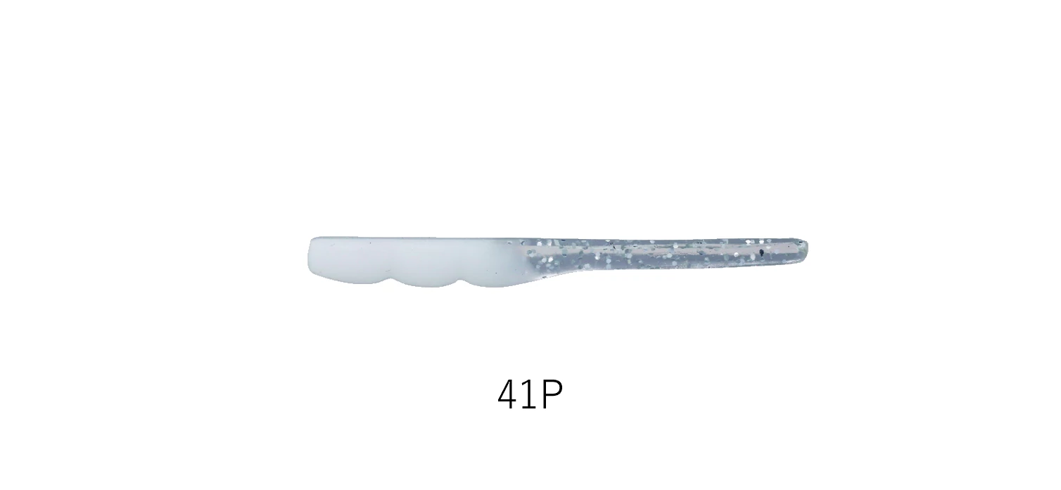 Yarie Ajibaku Worm 690 4,5cm 41P Whire/Clear plasztik csali