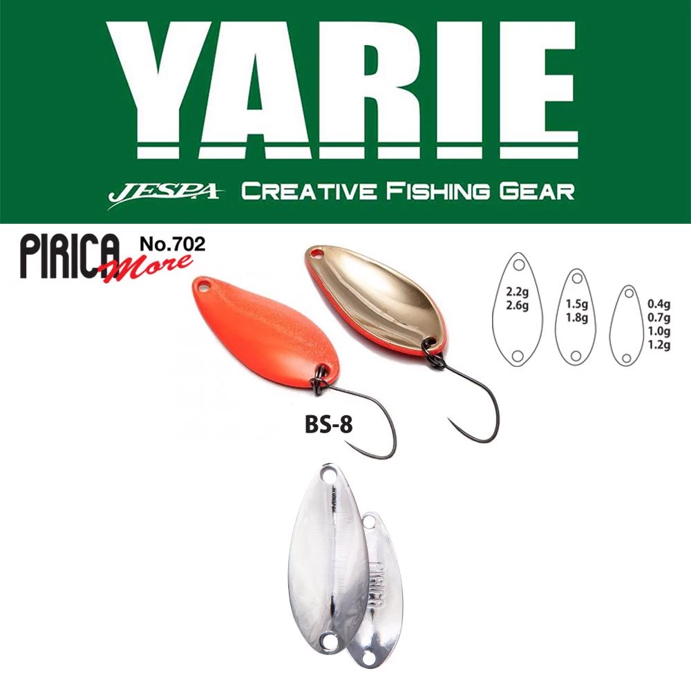 Yarie 702 Pirica More 1,5gr BS-8 Silver kanál villantó