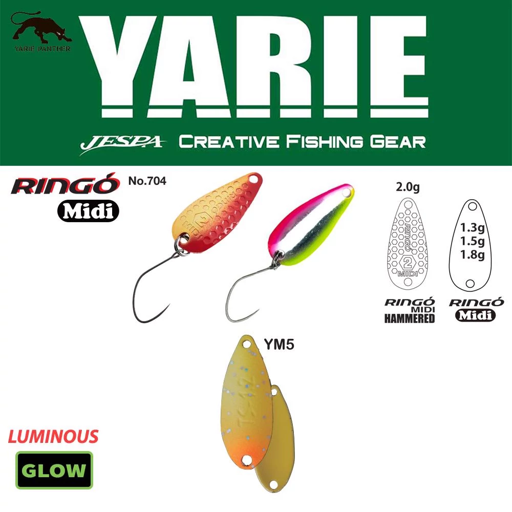 Yarie 704 Ringo Midi 1,8gr YM5 Fruit Mandarin kanál villantó