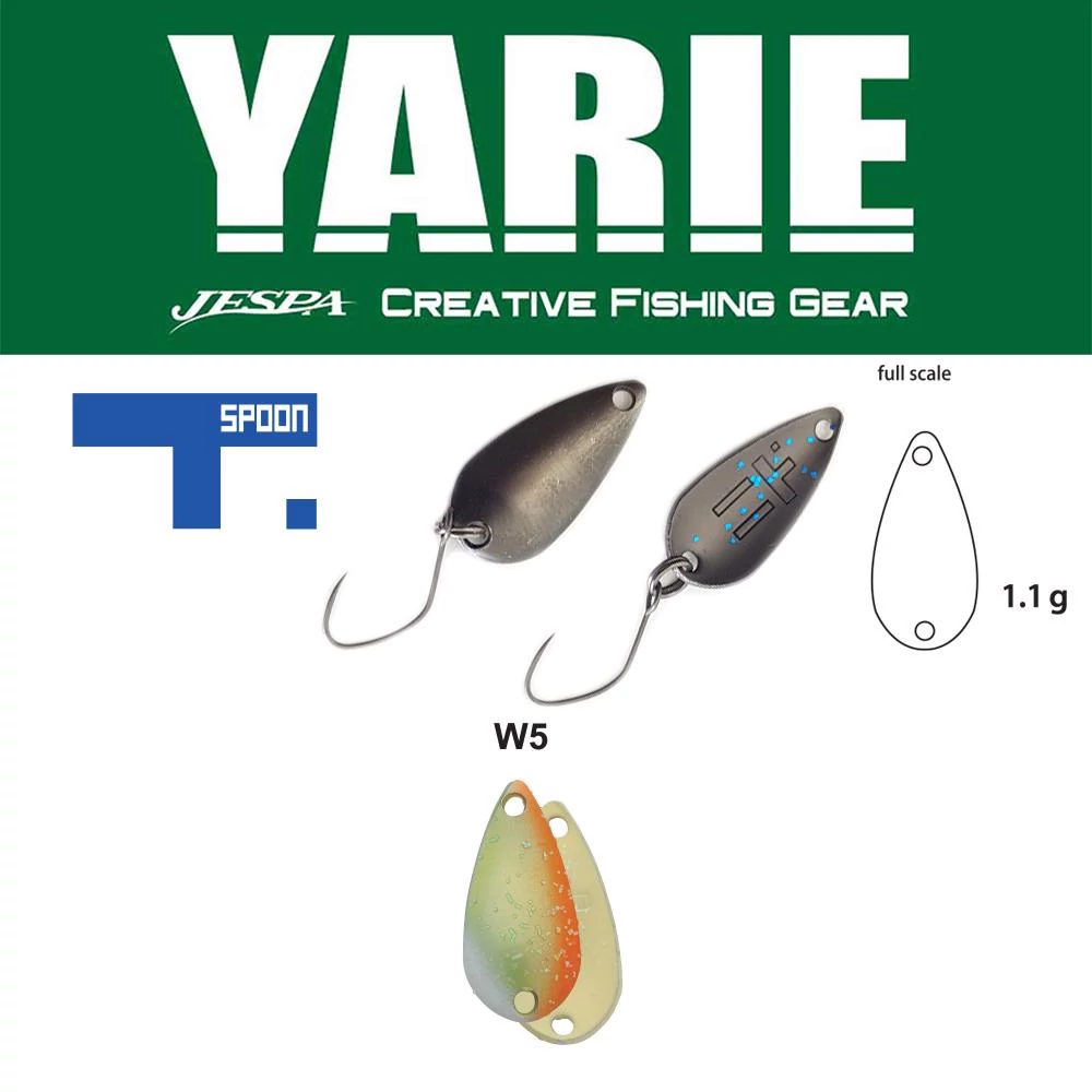 Yarie 706 T-Spoon 1,1gr W5 Melon Short kanál villantó