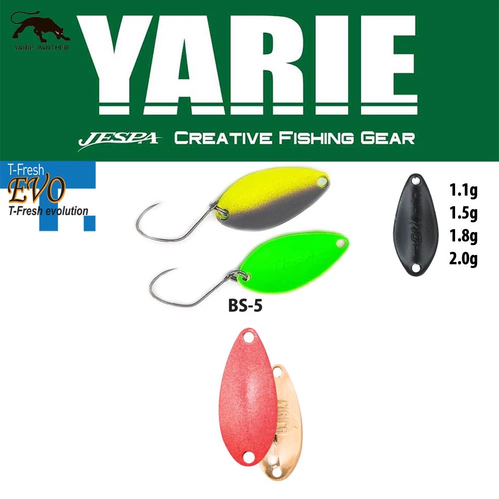 Yarie 710T T-Fresh Evo 1,1gr BS-5 Matte Red kanál villantó
