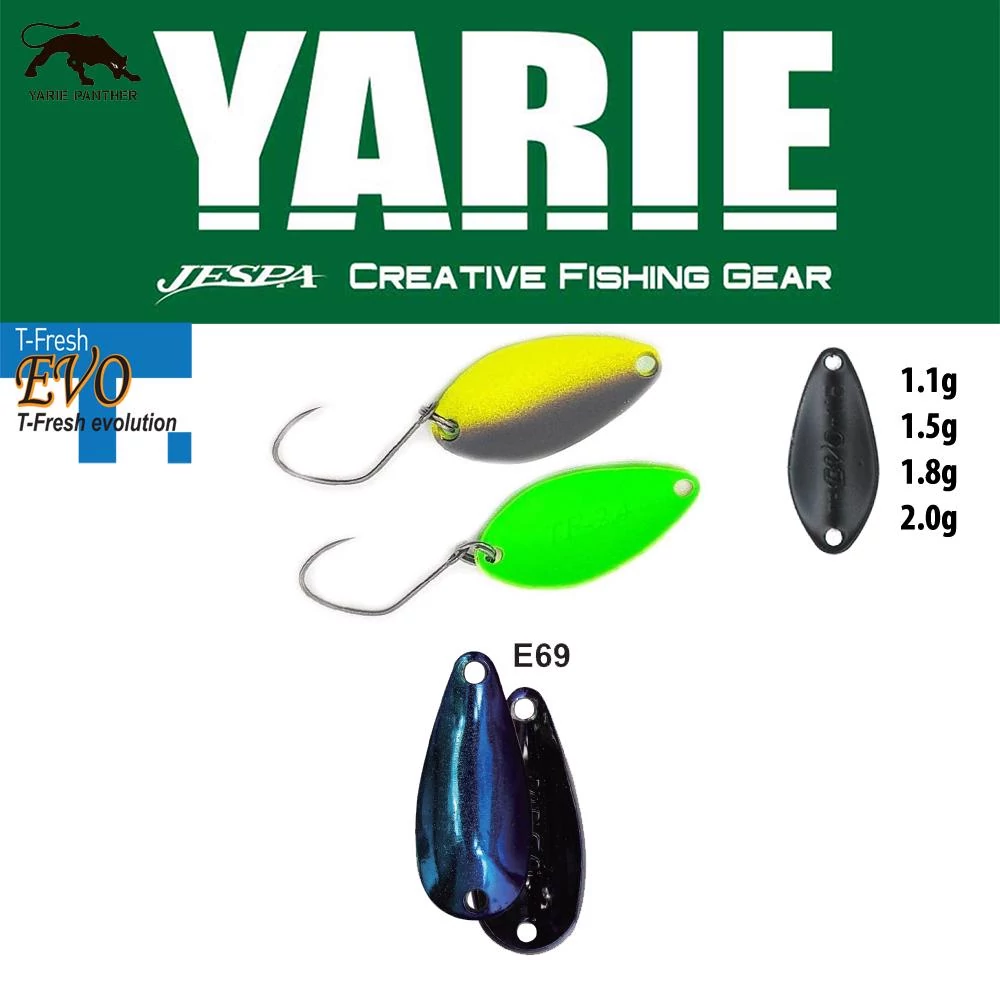 Yarie 710T T-Fresh Evo 1,5gr E69 Fire Blue kanál villantó