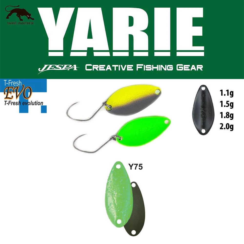 Yarie 710T T-Fresh Evo 1,5gr Y75 Green Hololume kanál villantó