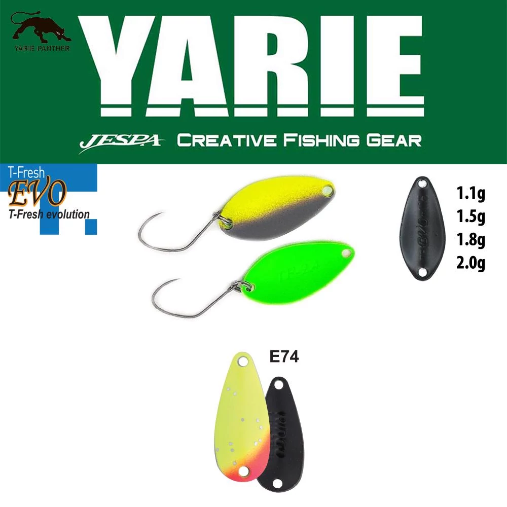 Yarie 710T T-Fresh Evo 2,0gr E74 Lemon Squash kanál villantó