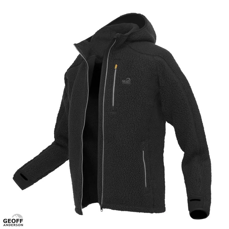 Geoff Anderson Teddy Black Insulated Jacket Jumbo X dzseki
