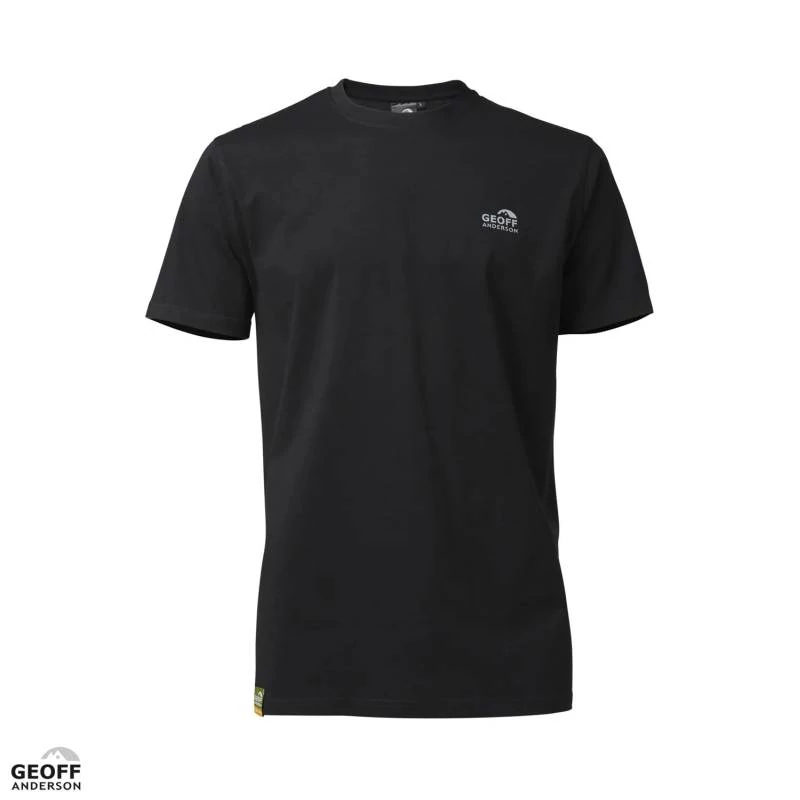 Geoff Anderson Organic Tee Black Logo XXL póló