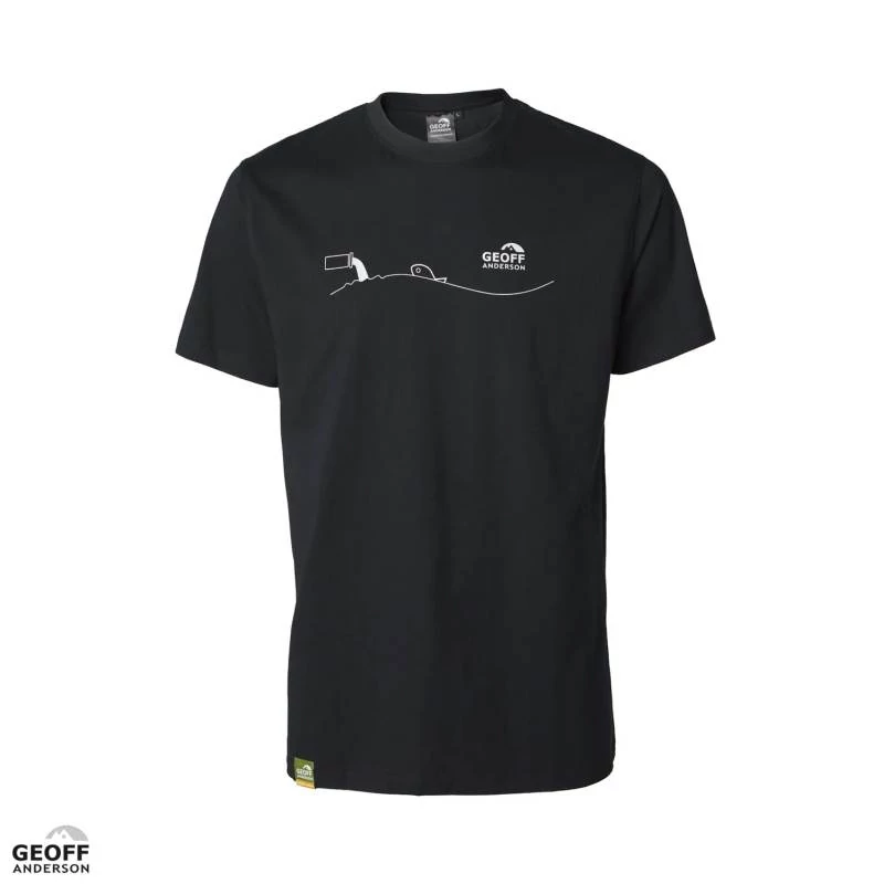 Geoff Anderson Organic Tee Pollution Black L póló