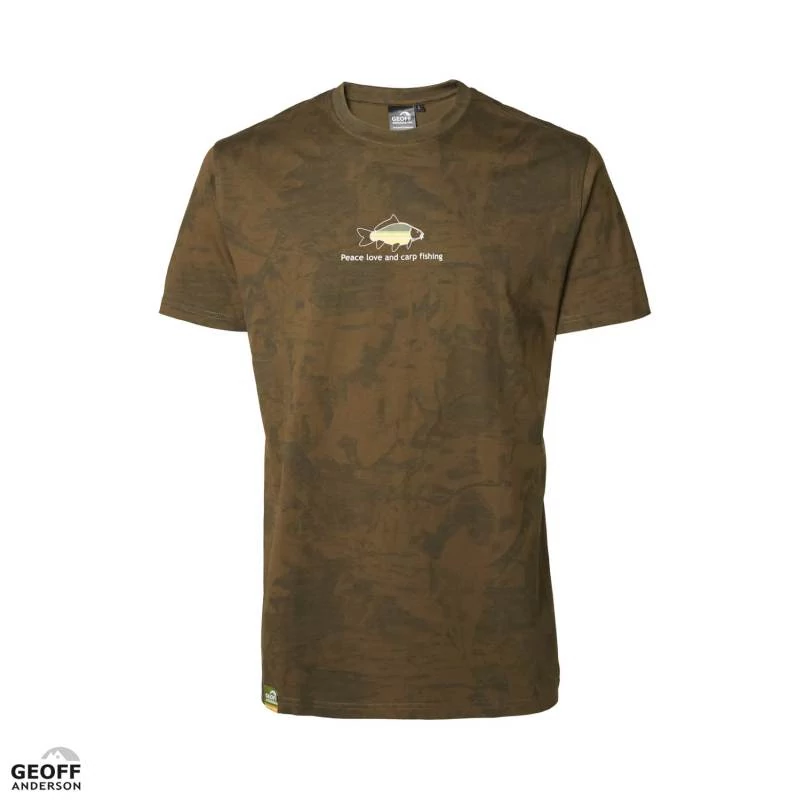 Geoff Anderson Organic Tee Peace Carp Leaf L póló