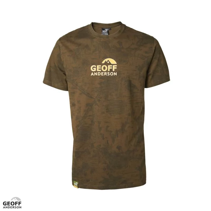 Geoff Anderson Organic Tee Orange Chest Leaf XXXL póló