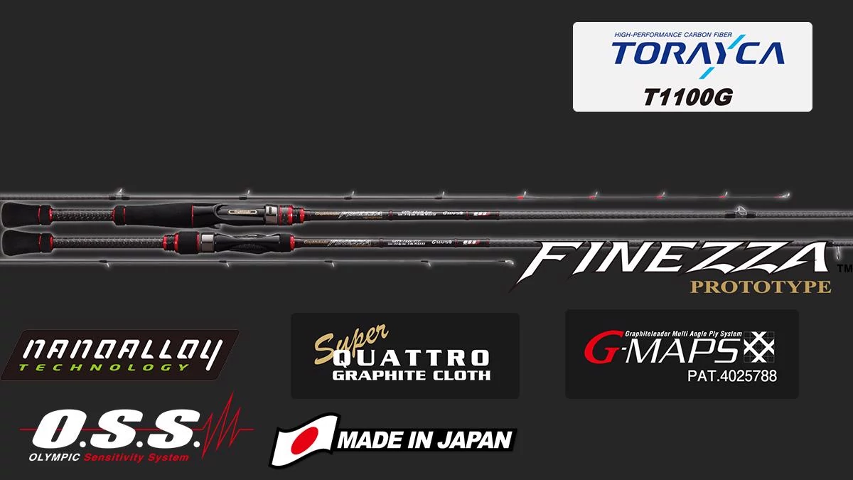 Graphiteleader Finezza 17 Prototype GFPS-6102UL-S Fast 2.08m 0.5-5gr U-Light pergető bot