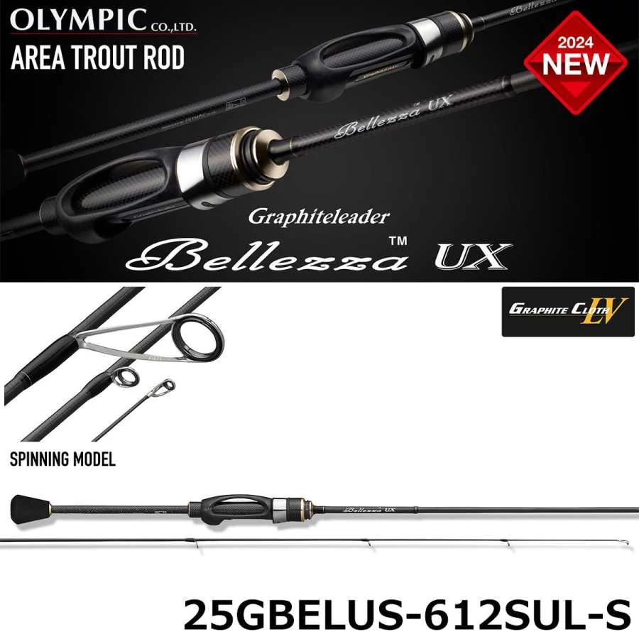 Graphiteleader Bellezza UX 25GBELUS-612SUL-S 1,85m 0,4-4g regular fast pergető bot