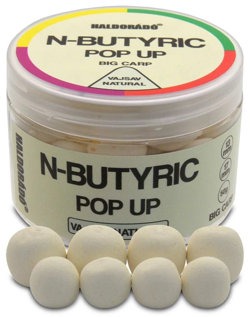 Haldorádó N-Butyric Pop Up Big Carp 13, 17 mm - Vajsav Natural 50g
