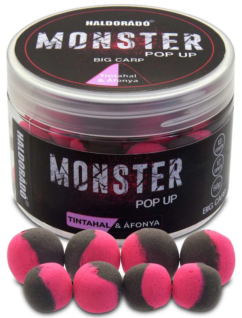 Haldorádó MONSTER Pop Up Big Carp 13, 17 mm - Tintahal & Áfonya 50g