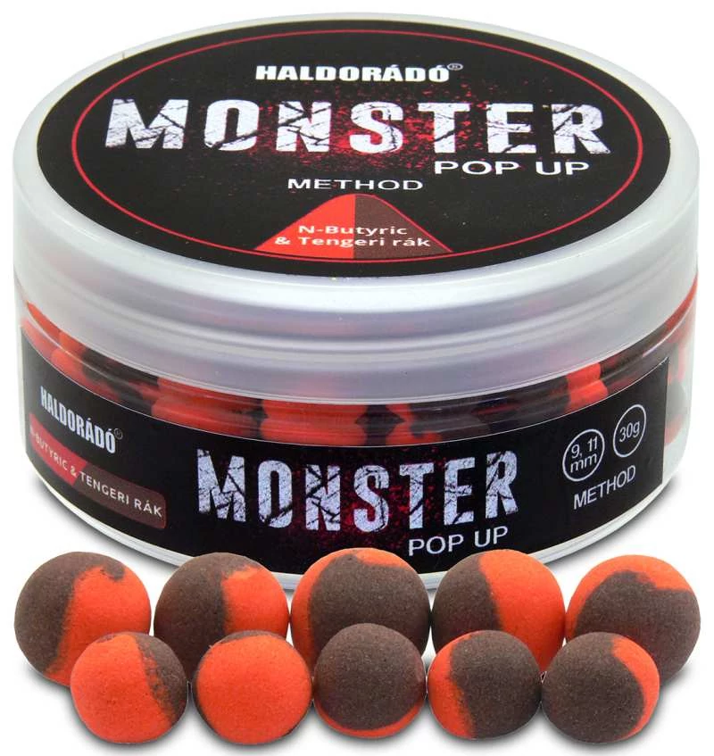 Haldorádó MONSTER Pop Up Method 9, 11 mm - Vajsav & Tengeri rák 30g