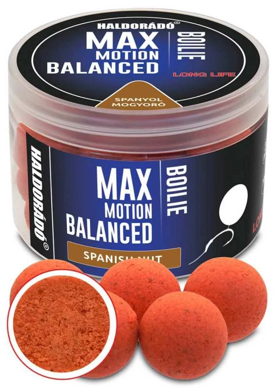 Haldorádó MAX MOTION Boilie Balanced 20 mm - Spanyol Mogyoró 70g