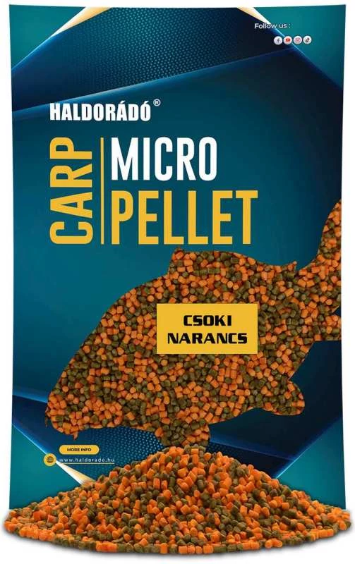 Haldorádó Carp Micro Pellet - Csoki - Narancs 600g