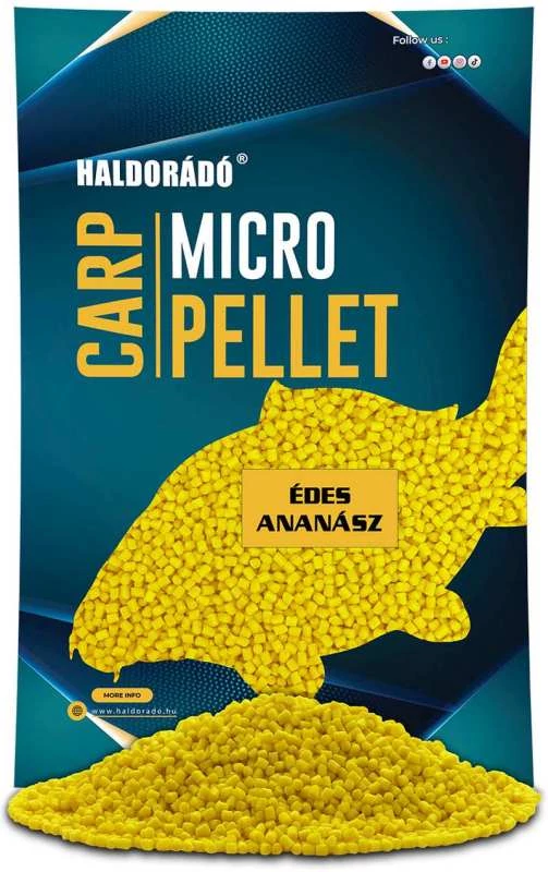 Haldorádó Carp Micro Pellet - Édes Ananász 600g