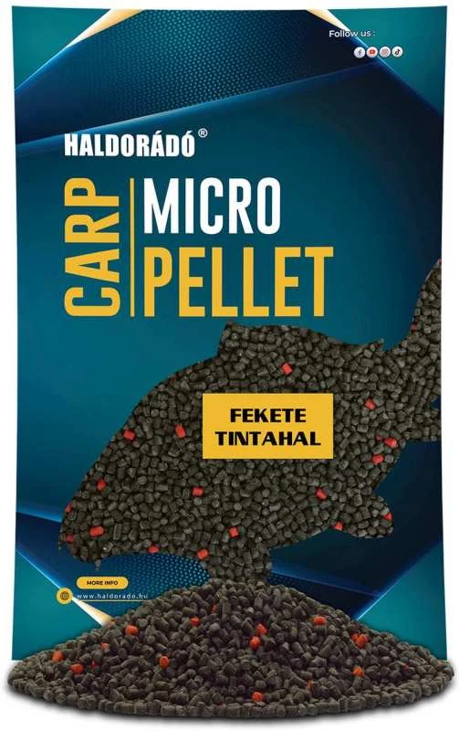 Haldorádó Carp Micro Pellet - Fekete Tintahal 600g