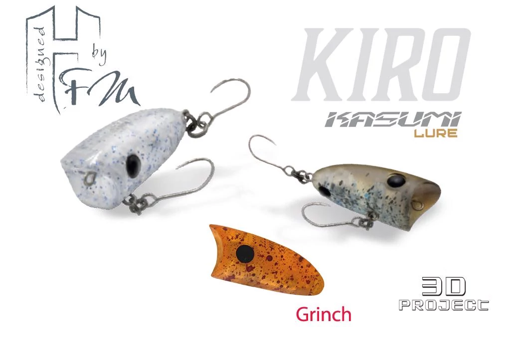 Herakles Popper Area Kiro F 2,7cm 1,8g Grinch wobbler