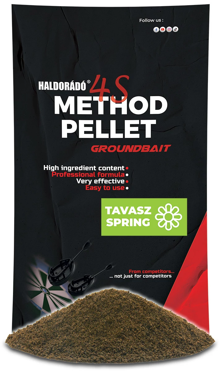 Haldorádó 4S Method Pellet Groundbait - Tavasz 400g