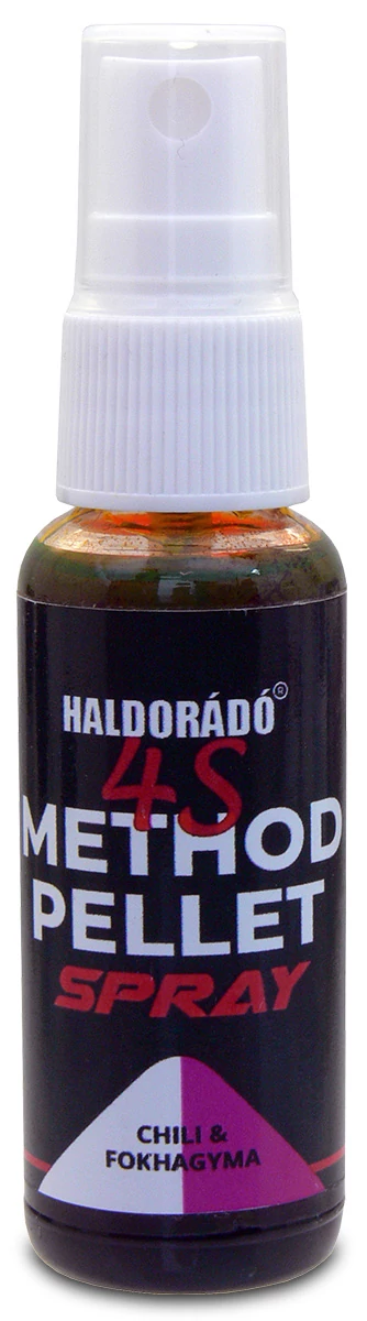 Haldorádó 4S Method Pellet Spray - Chili & Fokhagyma 30ml