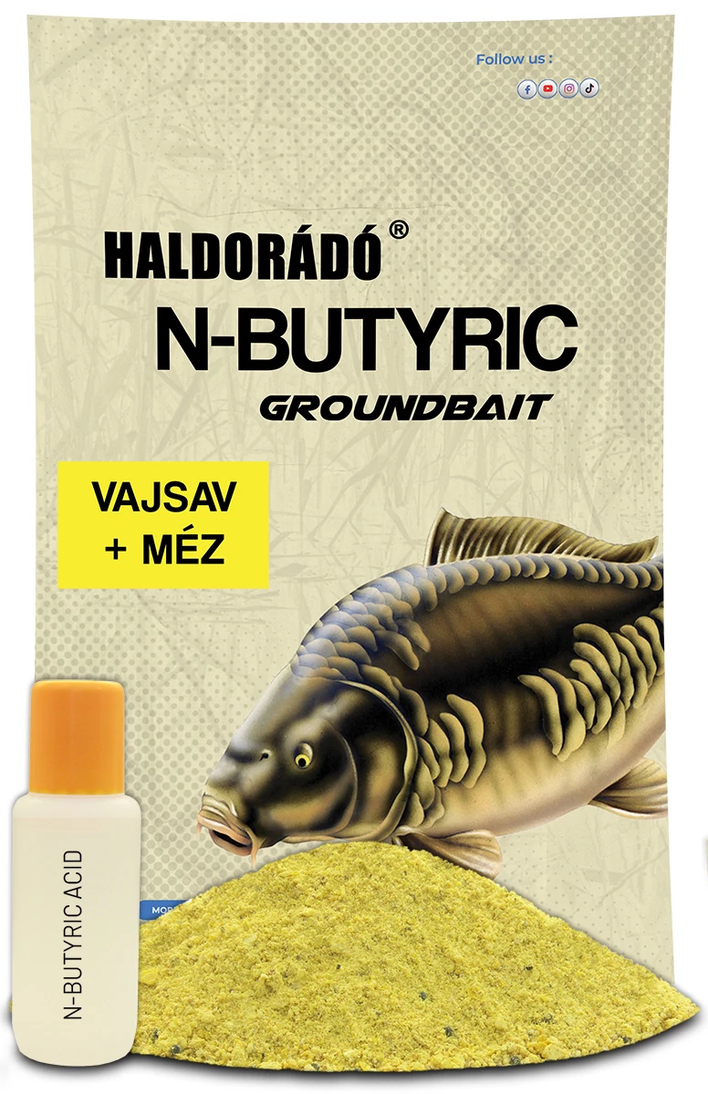 Haldorádó N-Butyric Groundbait - Vajsav + Méz 800g