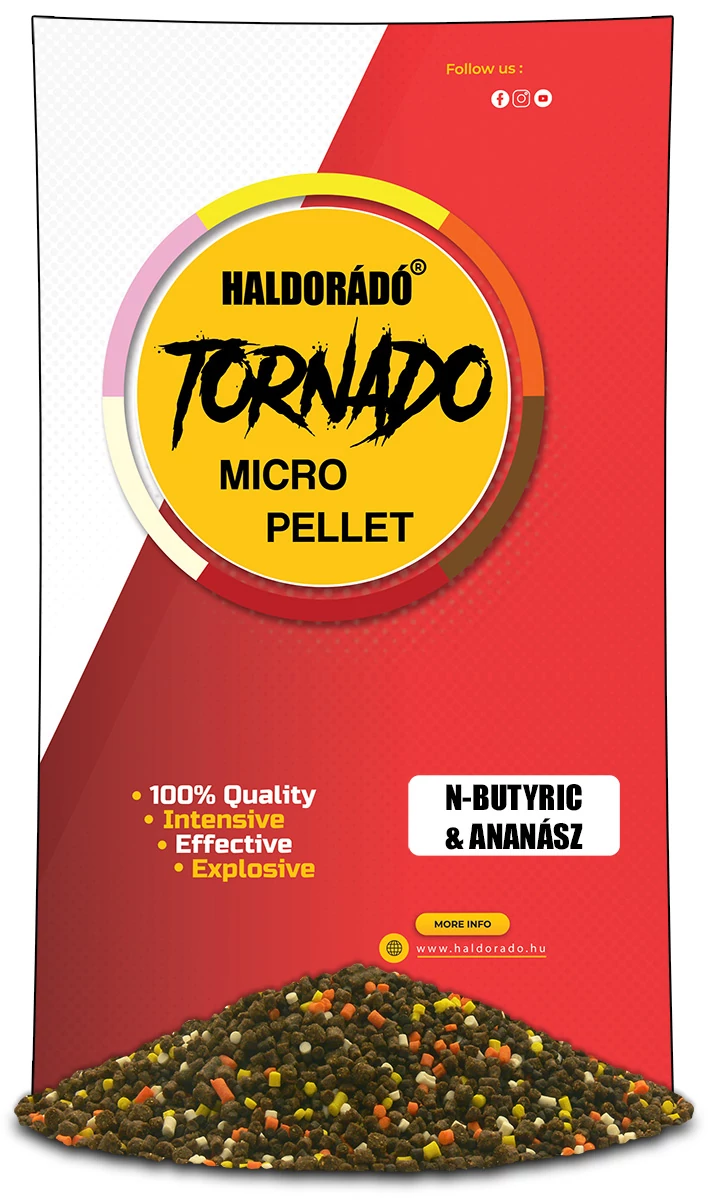 Haldorádó TORNADO Micro Pellet - N-Butyric & Ananász 400g