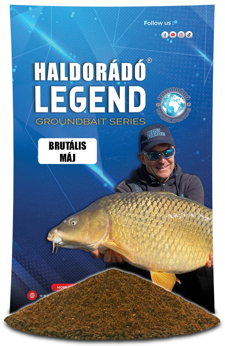 Haldorádó LEGEND Groundbait - Brutális Máj 800g