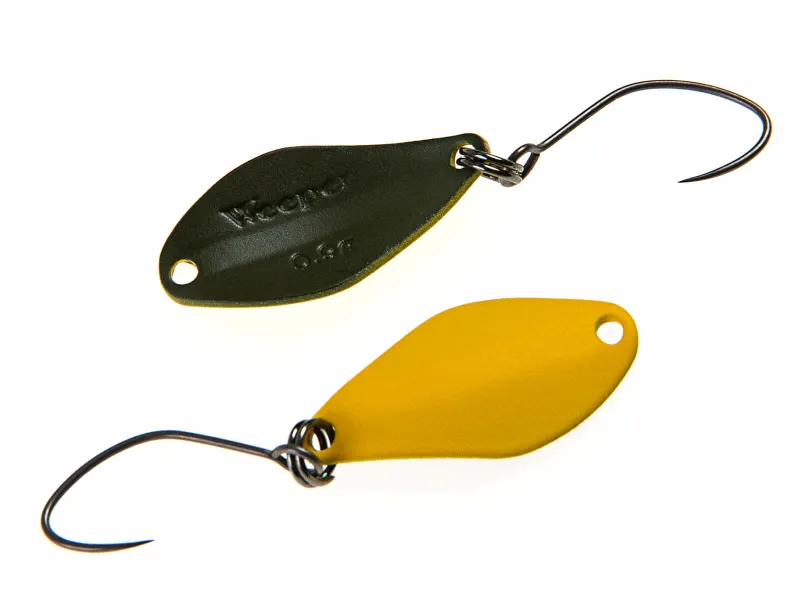 Nories Masukuroto Weeper 1,2g #038 (sárga-oliv) kanál villantó