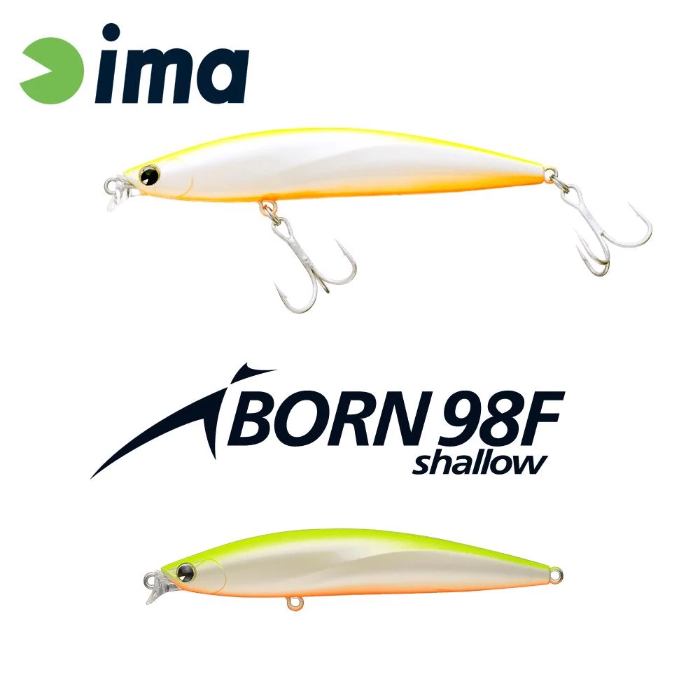 Ima Iborn 98F Shallow 98mm 13g 002 Chart Back Pearl wobbler