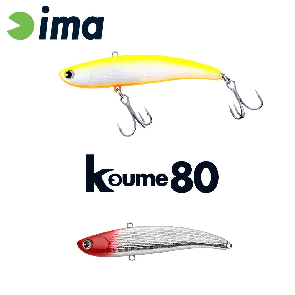 Ima Koume Vibration 80 80mm 15g 101 Red Head wobbler